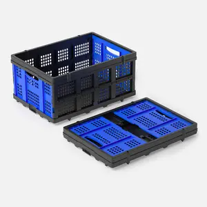 Foldable Baskets – Multi-Functional, Durable, and Portable Storage crate for Shopping Cart or Independent Use Household