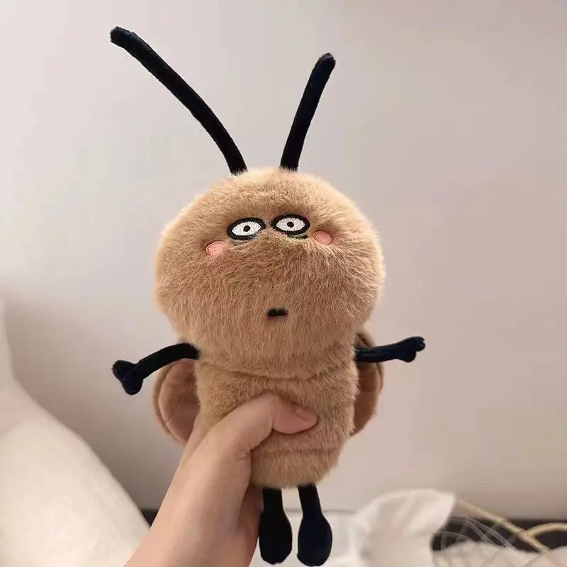 Cute Cartoon Cockroach Plush Toy, Creative Hanging Decoration, Funny Bag Charm, Adorable Soft Stuffed Animal Figurine, Soft Cuddly Gift, Soft Huggable, Perfect Gift Idea