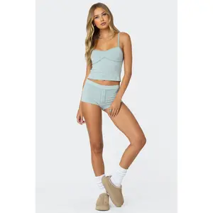 Maelle Pointelle Micro Shorts