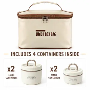 Portable insulated lunch box 1 - 2Hours Warm,set – 3 or 4 layers available, portable, for, multi-layer design, winter edition, large capacity, 304 stainless steel,Microwave-safe, Student food container, No flavor mixing, Easy to clean, Bento box Tableware