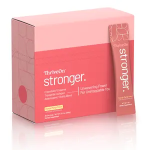ThriveOn Stronger 30 day Pack - Premium quality supplement. German Creavitalis Creatine and Marine Tripeptide Collagen. High potency supplement. Vitamin