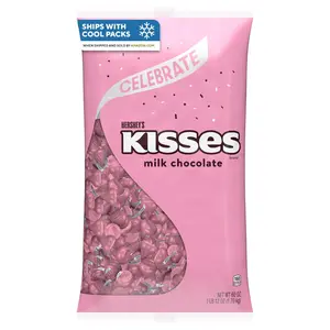 KISSES Milk Chocolate Candy Bulk Bag, 60 oz KISSES Milk Chocolate Candy Bulk Bag, 60 oz