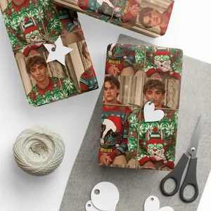 Conrad and Jeremiah Christmas Wrapping Paper, Gift Wrapping Paper, Gift For Fan