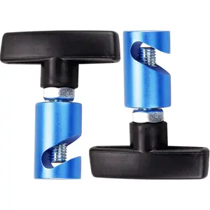 Lift Support Clamp Hood Strut Fixing Clamps Stay Holder For Tailgates,Trunks with up to Dia.3/8” (10mm) (Blue-Pack of 2)