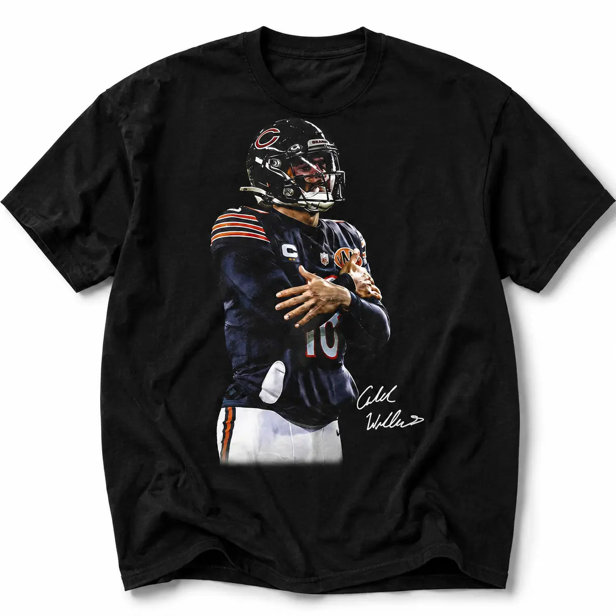 Caleb Williams & Cold Adults and Youth T-Shirt, kids graphic tees, Chicago Football merch, summer tee, men's stuff, youth graphic tees, mens clothing, youth boys clothing, youth clothing, gift for fan, streetwear