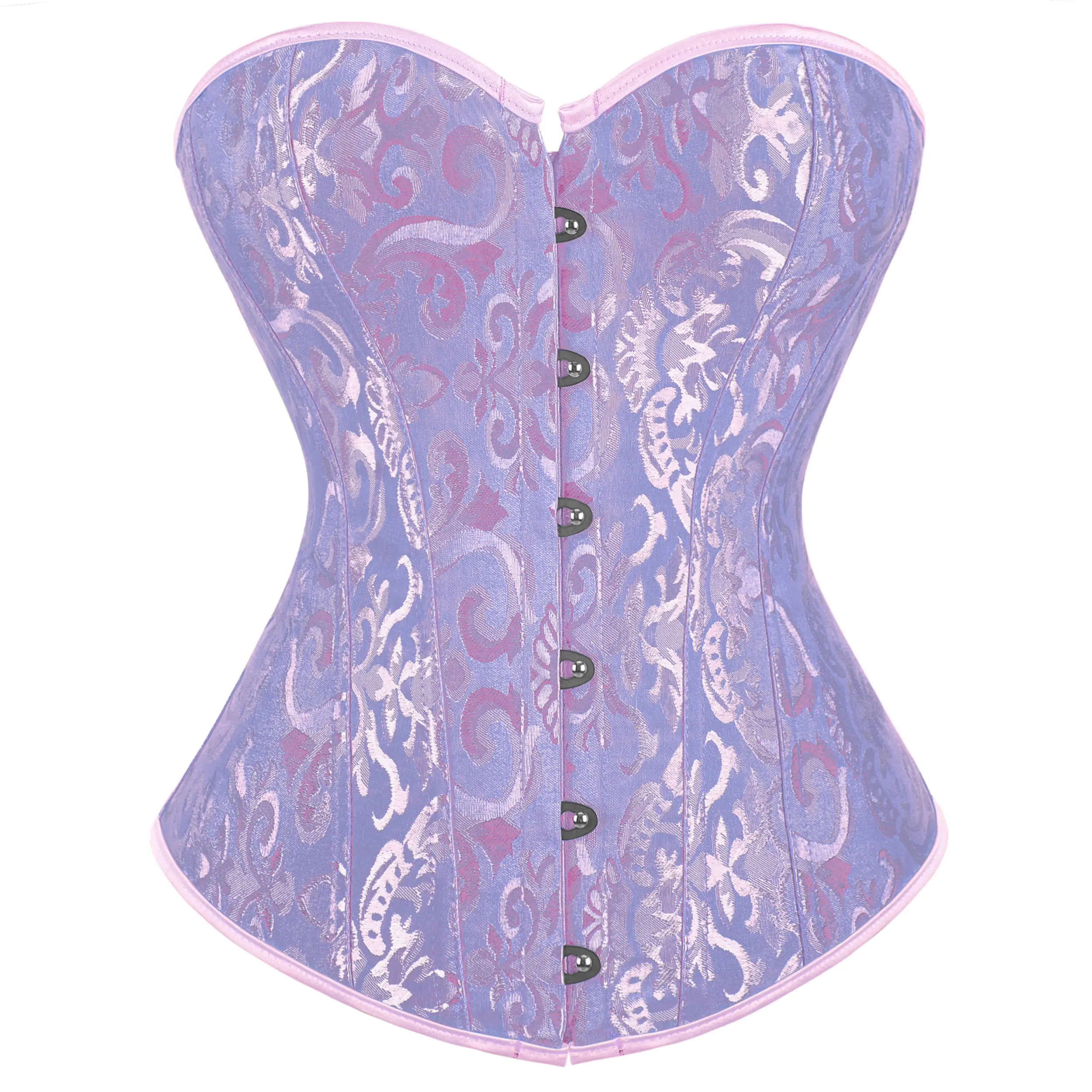 Floral Denim Corset Tops for Women Going Out Corset Tops Women's Bustier Corset Top Sexy Lingerie Sets Black Satin Waist Cincher Halloween Costumes Ideas Party Outfit Gothic Corset  2340-D1