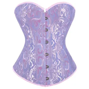 Floral Denim Corset Tops for Women Going Out Corset Tops Women's Bustier Corset Top Sexy Lingerie Sets Black Satin Waist Cincher Halloween Costumes Ideas Party Outfit Gothic Corset  2340-D1