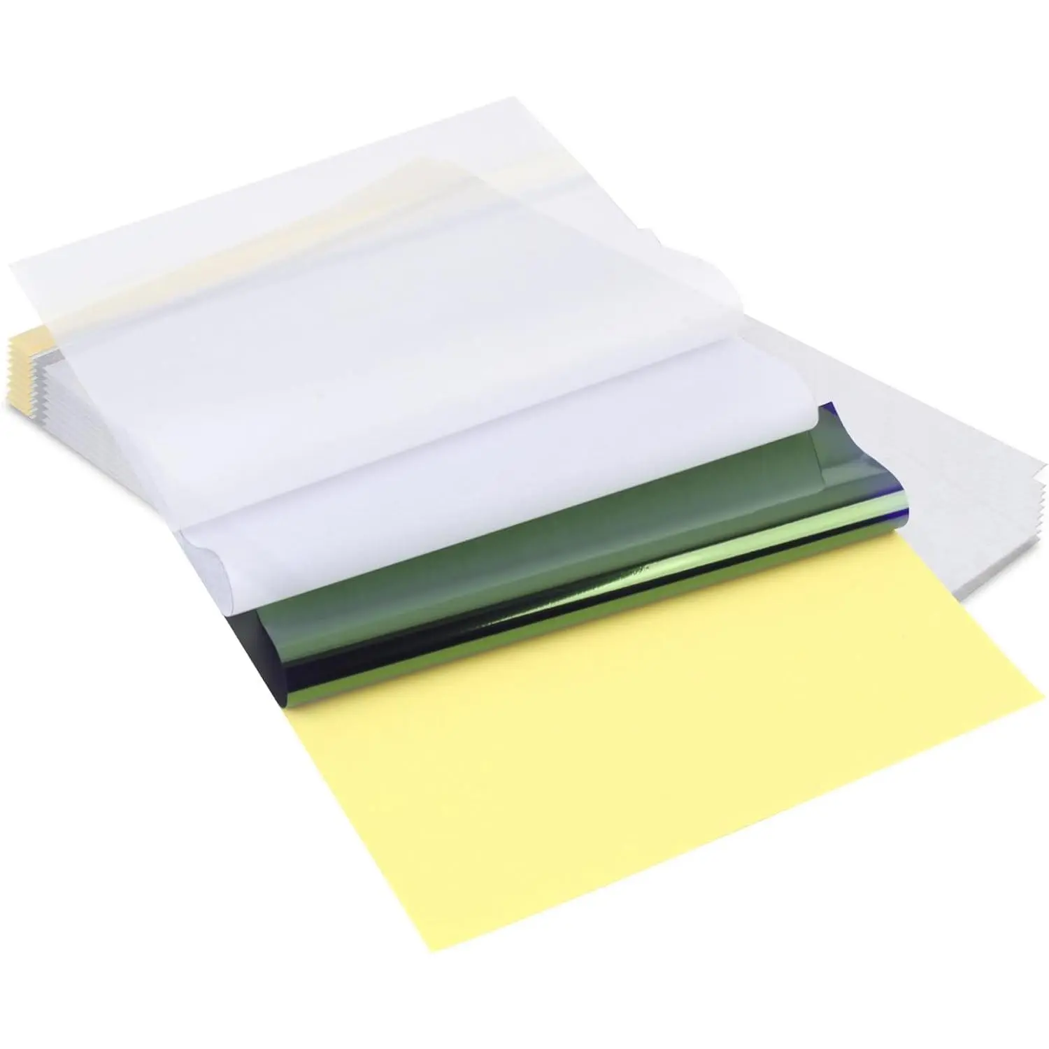 Transfer Paper, 50 Sheets of  Stencil Paper, 8.25 X 11.75 inches A4 Size Stencil Paper - Commercial & Personal Use
