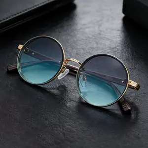 2026 new vintage round polarized sunglasses for driving, traveling, hiking, premium sunglasses, anti-glare sun protection goggles Men's sunglasses