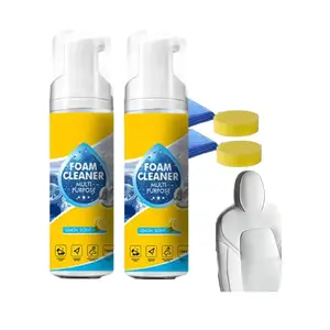 4-in-1 Multi-Enzyme Foam Cleaner, All-Purpose Deep Cleaning Spray for Car Interior, Kitchen Grease, Bathroom Tiles, Sofa Upholstery