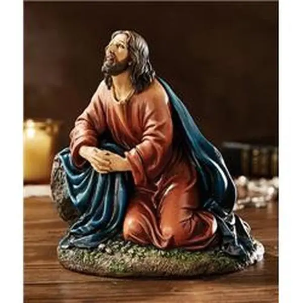 Christian Brands B3056 5.5 in. Avalon Gallery Religious Decor, Detailed Depiction of Jesus Christ Agony in The Garden Statue for Indoors Room Decor