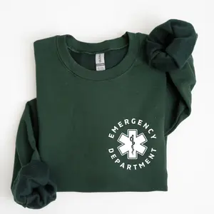 Emergency Department Sweatshirt, Emergency Nurse Shirt, ER Nurse Crewneck, Nurse Apraciation, ER Nurse Gift, Emergency Room Shirt