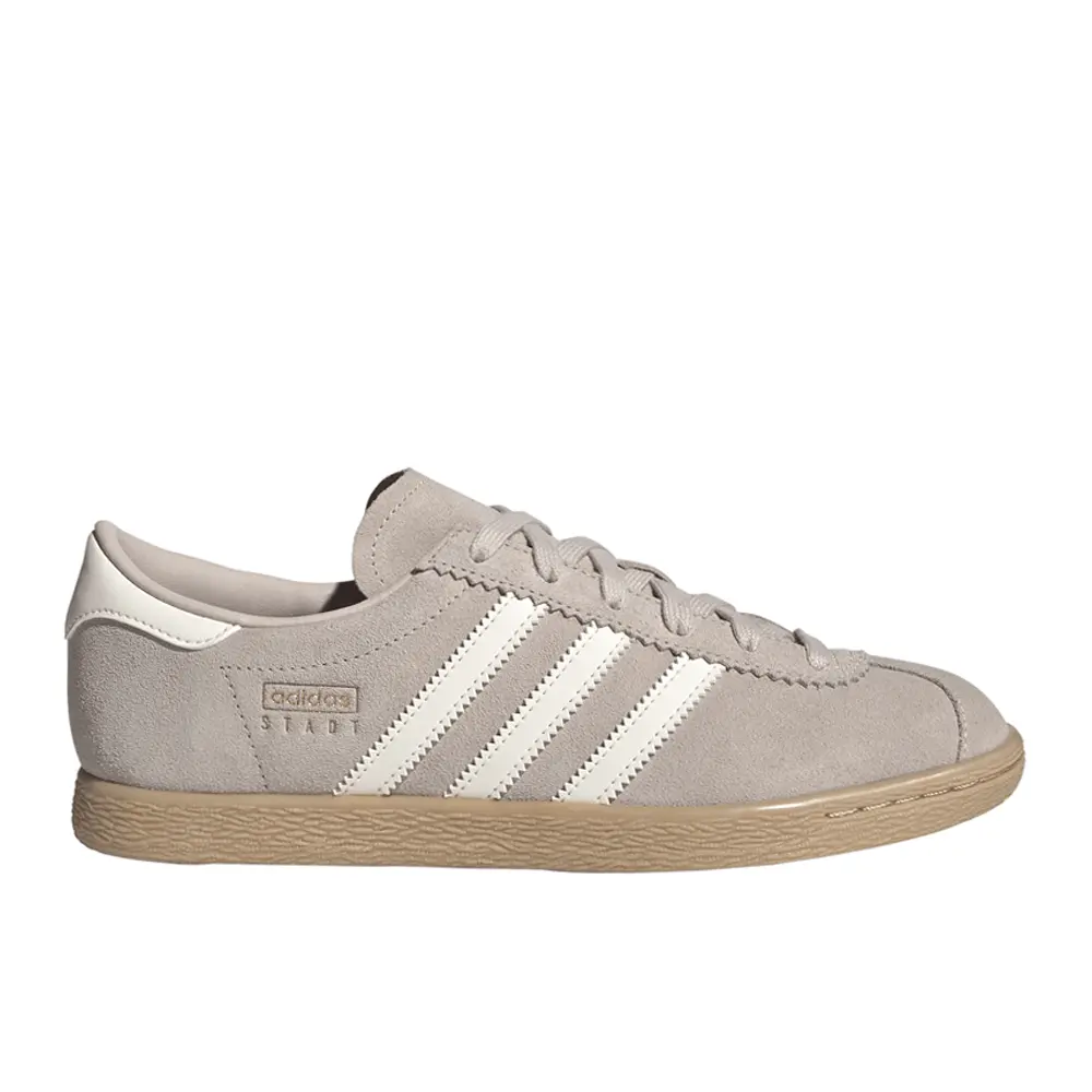 adidas Womens Stadt Lace Up Sneakers Shoes Casual - Beige