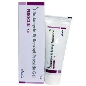 Clindamycin & Benzoyl Peroxide Gel 5% (15g) – Acne Care Topical Gel for Oily & Blemish-Prone Skin