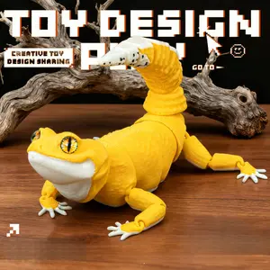 3D Printed Realistic Multi Jointed Lizard with Movable Joints, Can Pose for Indoor and Outdoor Display, Gift for Reptile Enthusiasts on Halloween/Christmas/Birthday