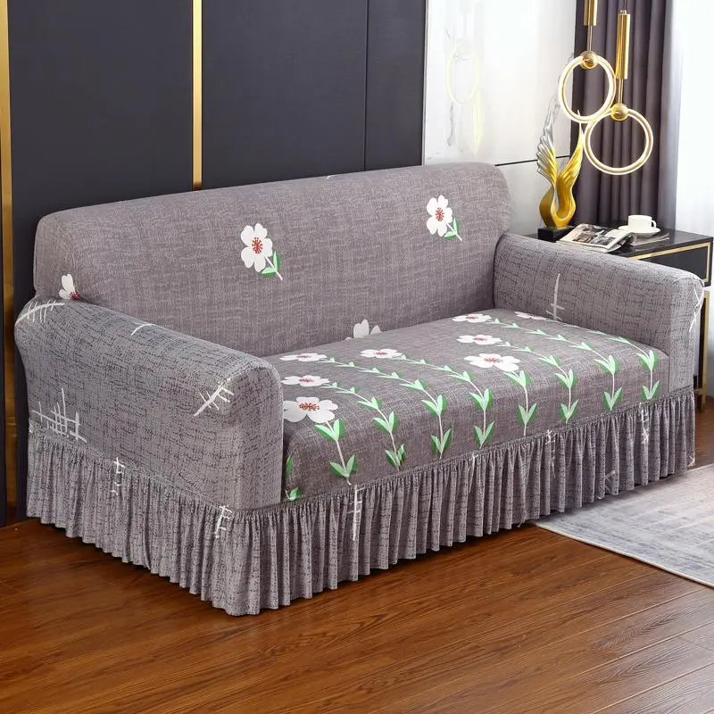 【Black Friday】Floral Print Sofa Cover, Stretch Sofa Cover, Washable Sofa Cover, Washable Couch Cover, Sofa Covers Washable, 1 Count Modern Elastic Sofa Slipcover, Dustproof Sofa Protector for Home Living Room, Sofa Protector for Home Living Room