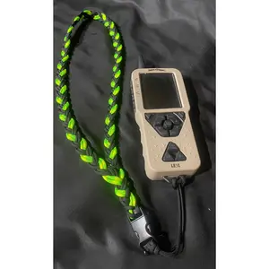 E Caller Remote or Scanner Paracord Braided Lanyard with Clip