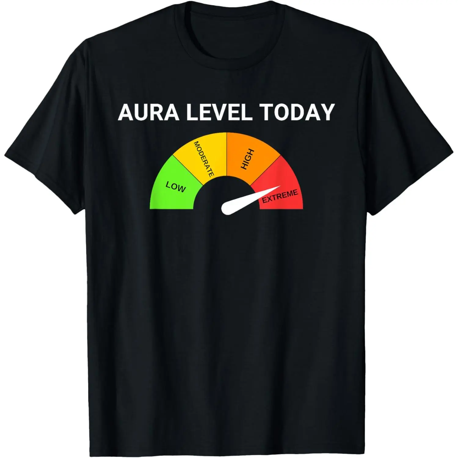 Aura Level Today Extreme Aura Points Meme T-Shirt Unisex