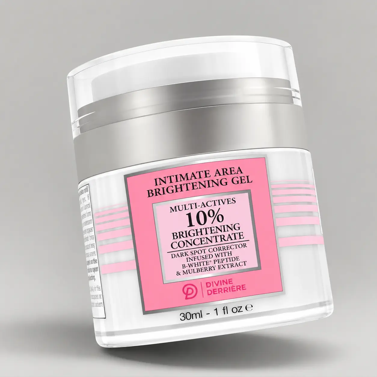 Intimate Brightening Gel Skin Care by Divine Derriere - Dark Spot Remover Brightening Gel with 10% Kojic Acid & Peptide - Better than Renew Her Oil
