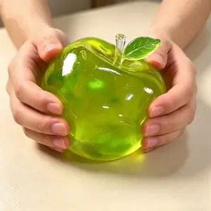 Slushie Apple Squishy, Moldable Non-Rebound Crunchy Fidget Toy, Perfect for Medium Grip Strength, Stress Relief Toy, Stress Relief Fidgeting