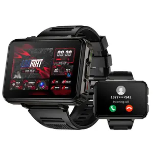 LOKMAT 4G SIM Card Android Smart Watch, 2.4" Large Screen Sport Smartwatch 1500mAh Dual Camera WiFi Bluetooth GPS Smart Watches for Men