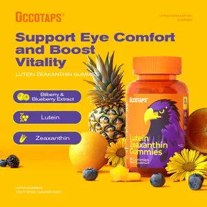 Student & Office Worker Eye Support Gummies | Lutein + Zeaxanthin + Blueberry Extract – Blue Light Protection, Focus Enhancement & Eye Fatigue Relief