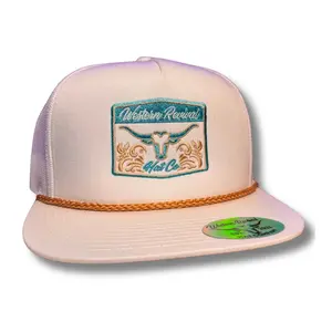 Ice Blue & Tan Cattlemen Hat