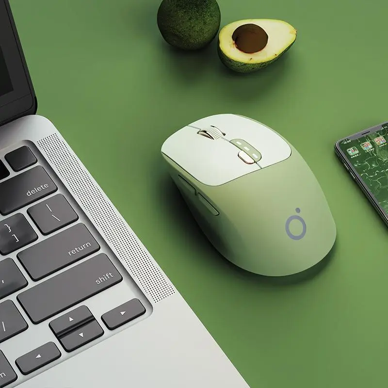 Wireless Optical Sensor Mouse, Computer Mouse Wireless, Rechargeable & Silent Wireless Bluetooth-compatible Mouse with Type-C Charging Port, Great for Office, Gaming, and Home