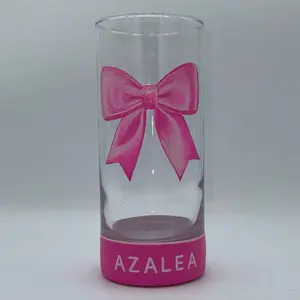 Hand Painted Highball Glass Personalized with any Logo customization available (add logo and additional details in notes at checkout)