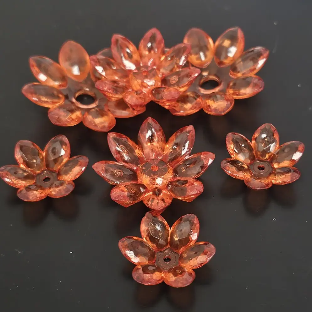 Red-orange lotus XL154019 100PCS