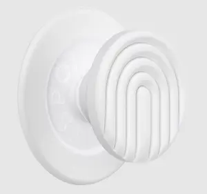 PopSockets PopOut Coconut Creme Curves MagSafe PopGrip - Magnetic Curved Phone Holder & Stand, Essential Mobile Device Accessory