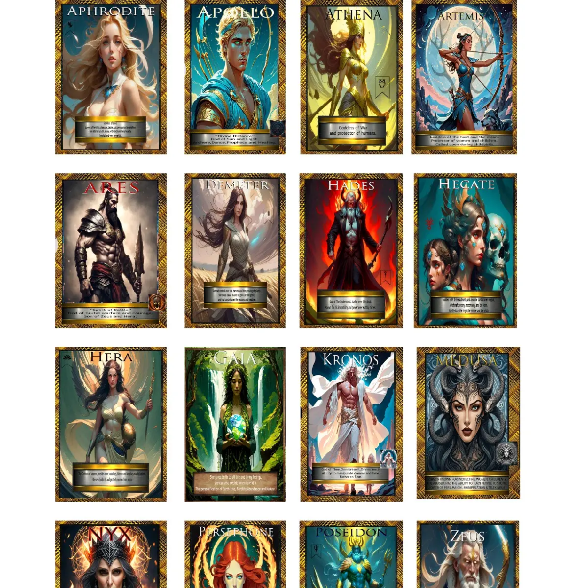 Greek God Candles Channeling/Ritual