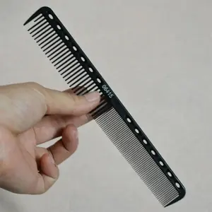 Professional Heat-Resistant Carbon Cutting Comb — Anti-Static Salon Comb for Hairdressers & Barbers