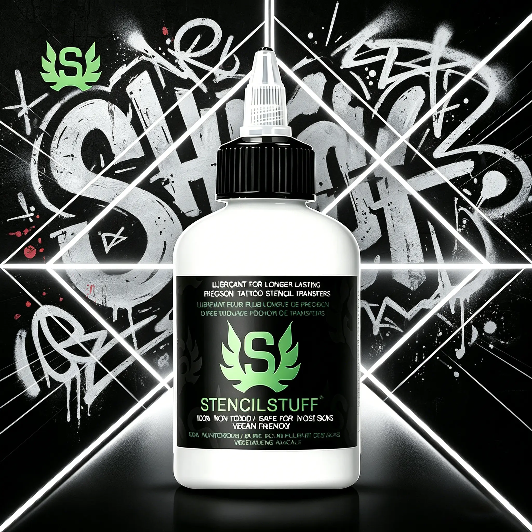 Tattoo Stencil Transfer Gel Solution 4oz Professional Tattoo Stencil Gel Fresh Tattoo Stuff Stencil Transfer Cream Gel for Transfer Stickers Paper Machine Soap Tattoo Supplies - Clear & Long-Lasting
