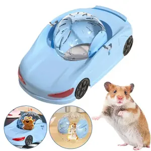 🐹🌀 ZoomSphere™ Mega Ball Hamster/Ferret Super-Sized Exercise Orb 360° Ventilated Adventure with Night Glow Small Pets Fitness Tracker & Safe Play