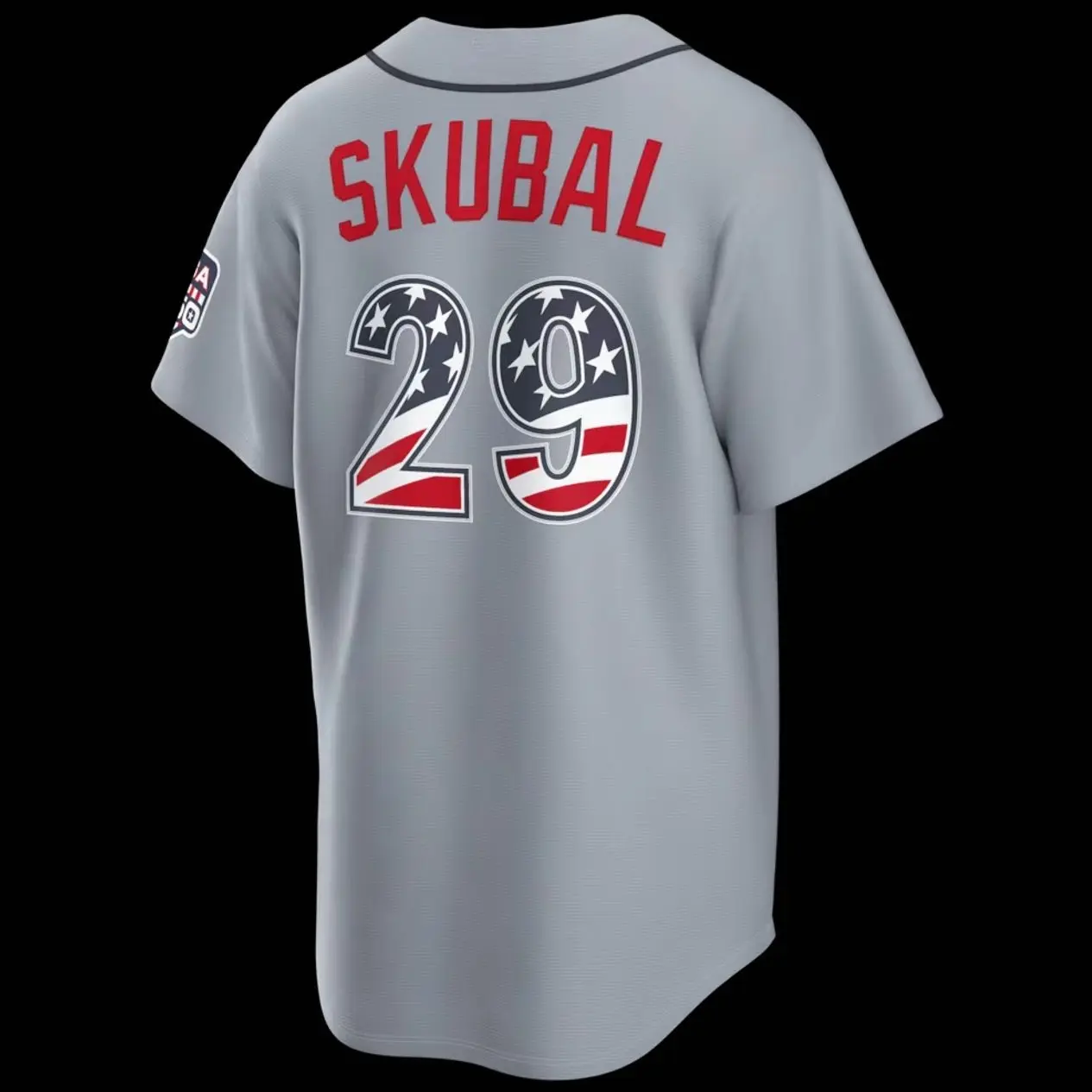 Unisex Baseball Jersey 2026 All-Star Game Skubal 29 Gray Replica Jersey USA 250 Stadium Jersey