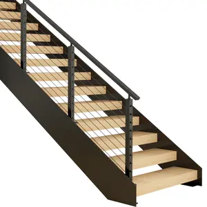 Custom Indoor Cable Railing Design Drawings – Sleek & Modern Railing System for Stylish Interiors
