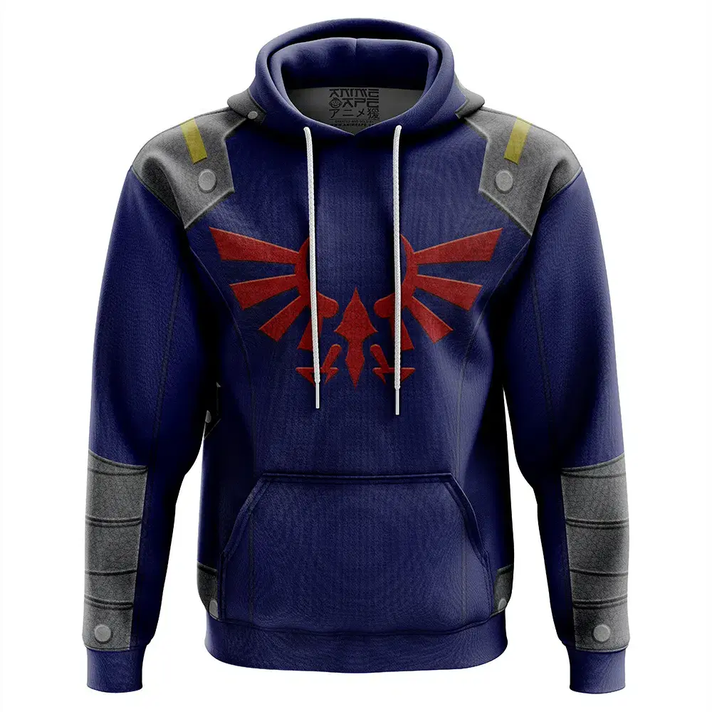 Zelda Shield Style Zelda Hoodie - Ape Zip Hoodie - Hoodies Japanese Anime Style Zip Up Hooded Sweatshirts Men Women Fashion Y2k Oversized Pullovers