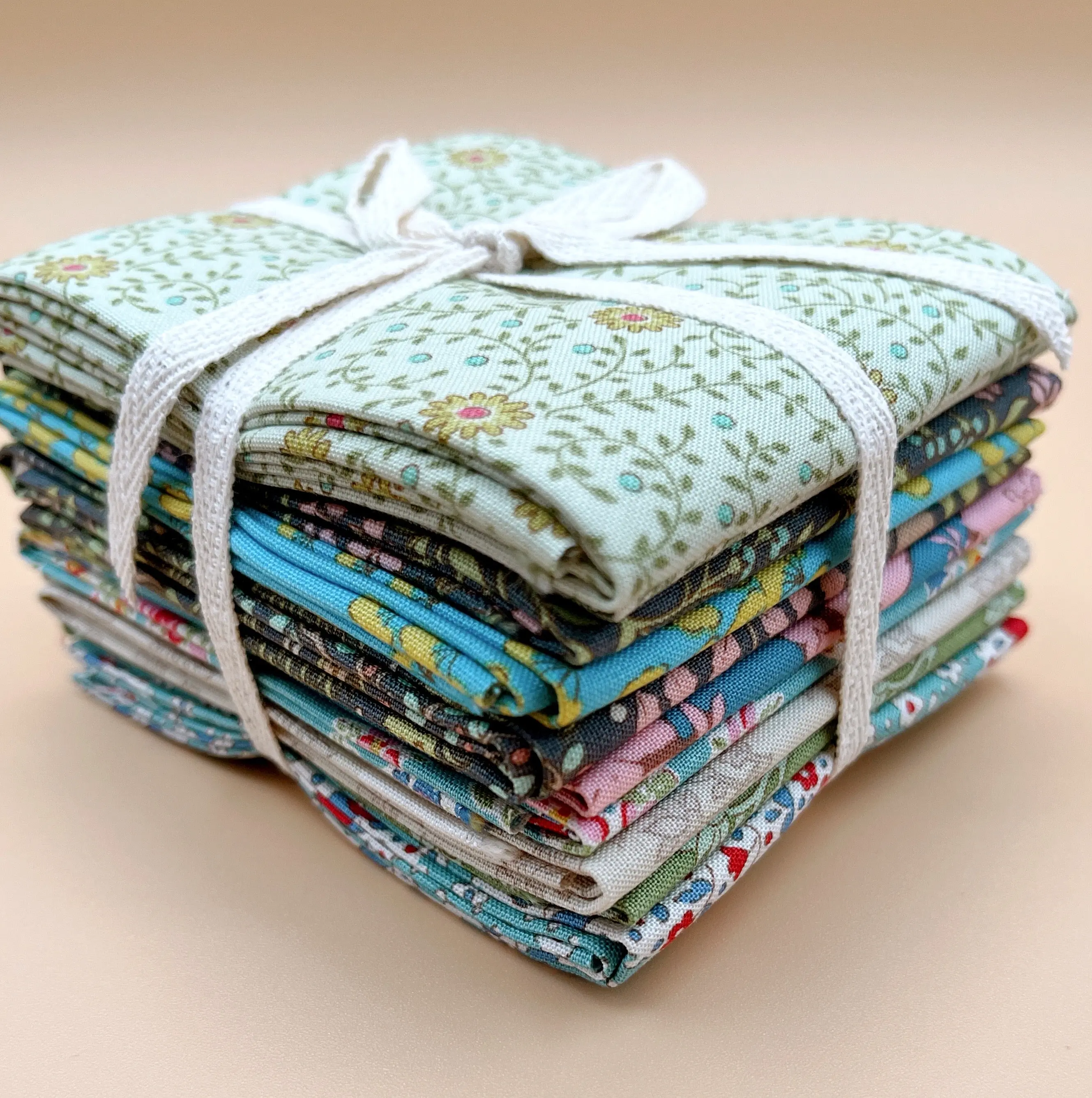 Tilda Green Prints Fat 8th Bundle
