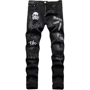 Men's Washed Slight Stretch Regular Fit Casual Jeans