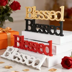 New Creative English Blessed Letter Wedding Valentine's Day Atmosphere Decoration Ornament Letter Decoration Valentine's Day Gift Signage Home Decor Products