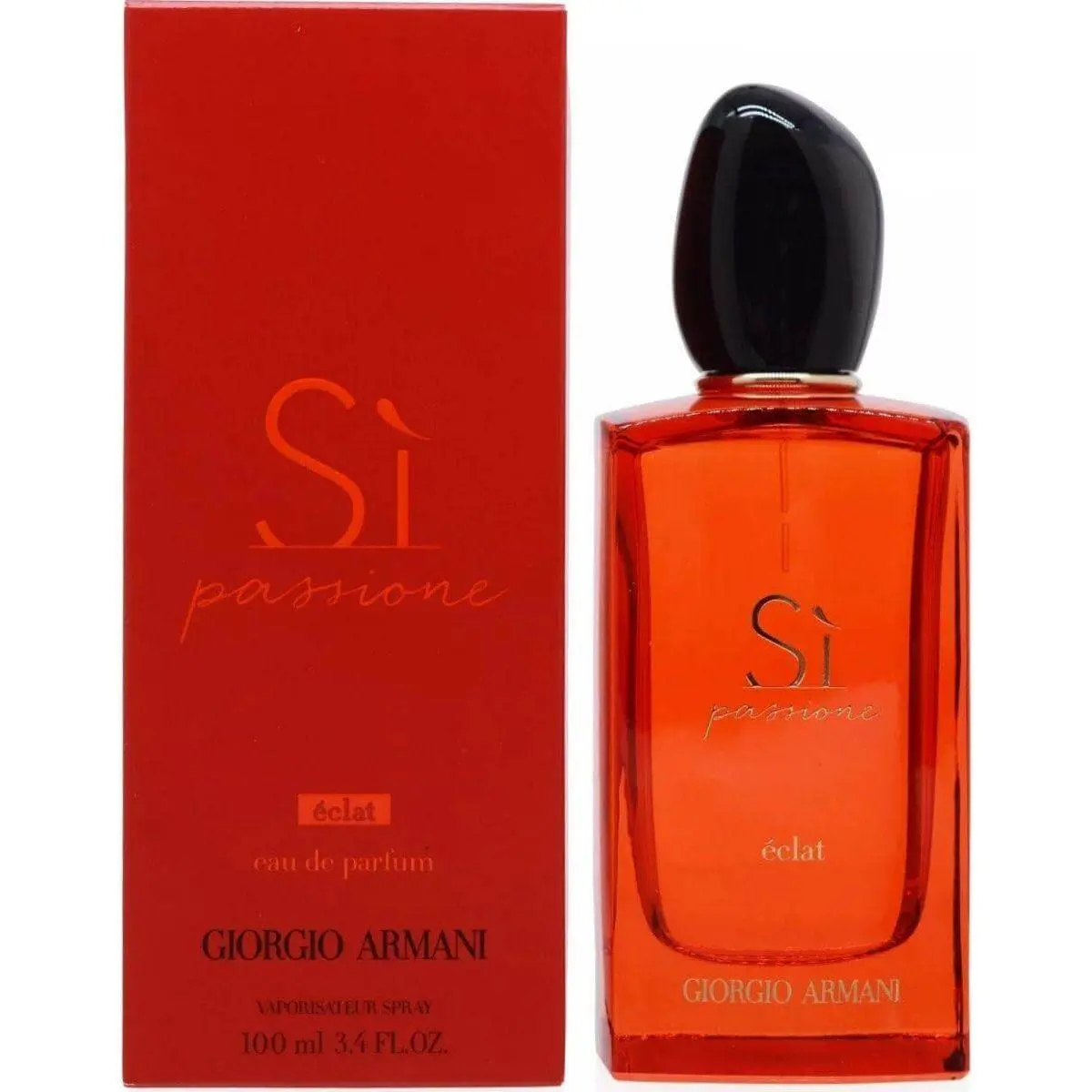 Giorgio Armani Si Passione Eclat Women's EDP Perfume Sprays - 3.3/3.4 oz Bottle, New Box, Citrus Fruity Scent, Distinct Aroma, Bergamot Base, Rose Accents, Aromatic Edp Scents, Signature Scent