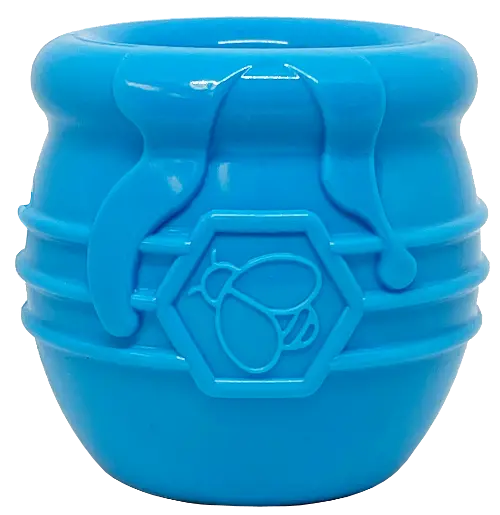 Large PUP-X Honey Pot Treat Dispenser - Blue