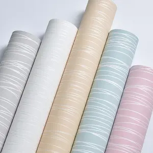 Modern Simple Style Wallpaper, 4 Counts/set Self Adhesive Wallpaper, Peel and Stick Wallpaper Designs, Wall Decor for Home Living Room Bedroom Hotel Restaurant