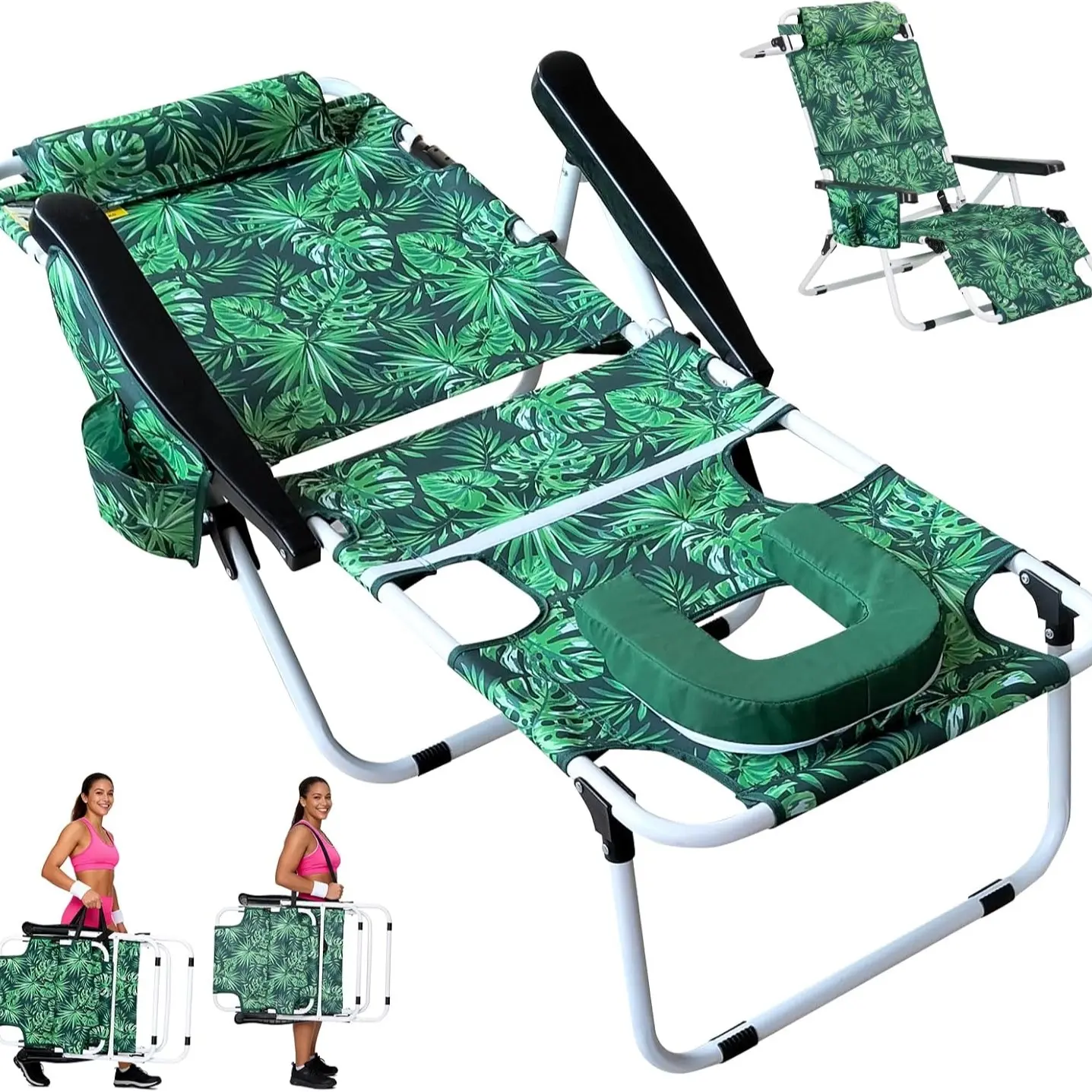 Tropical Leaf w/ Armrest