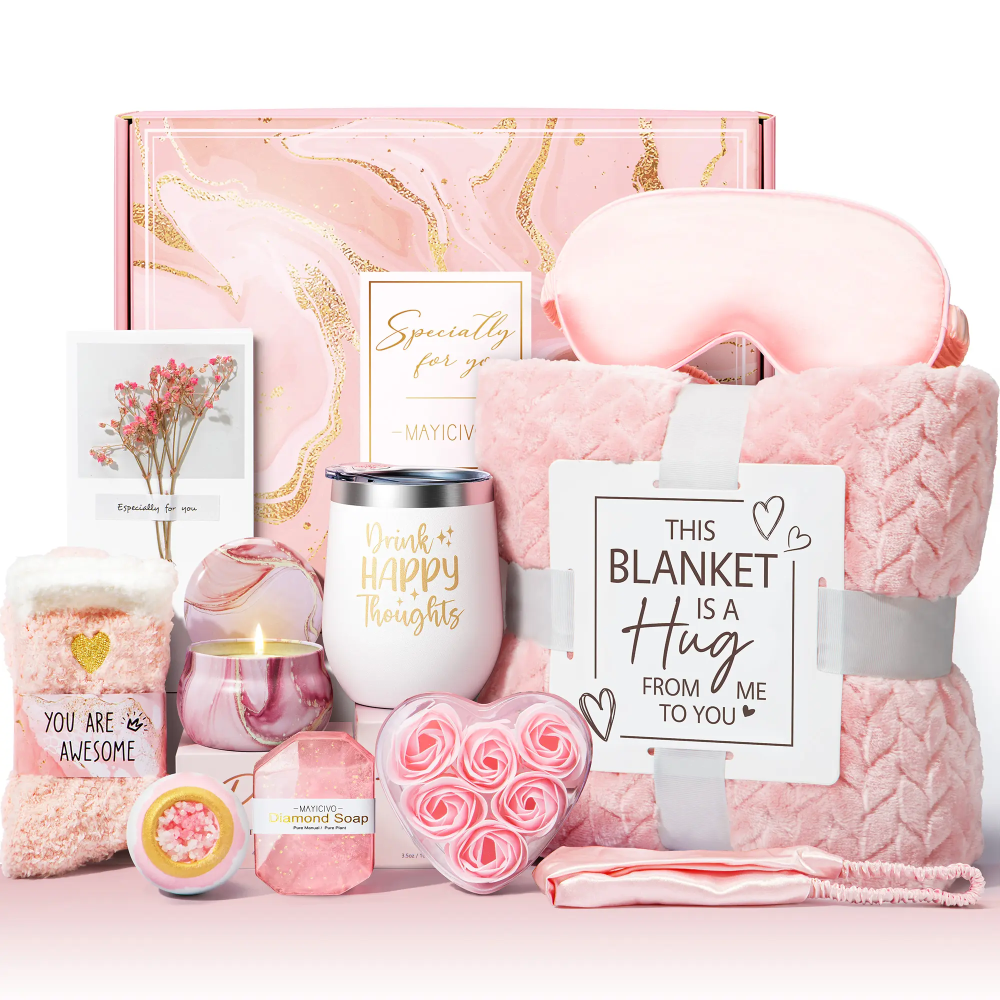 12 OZ Tumbler +Rose