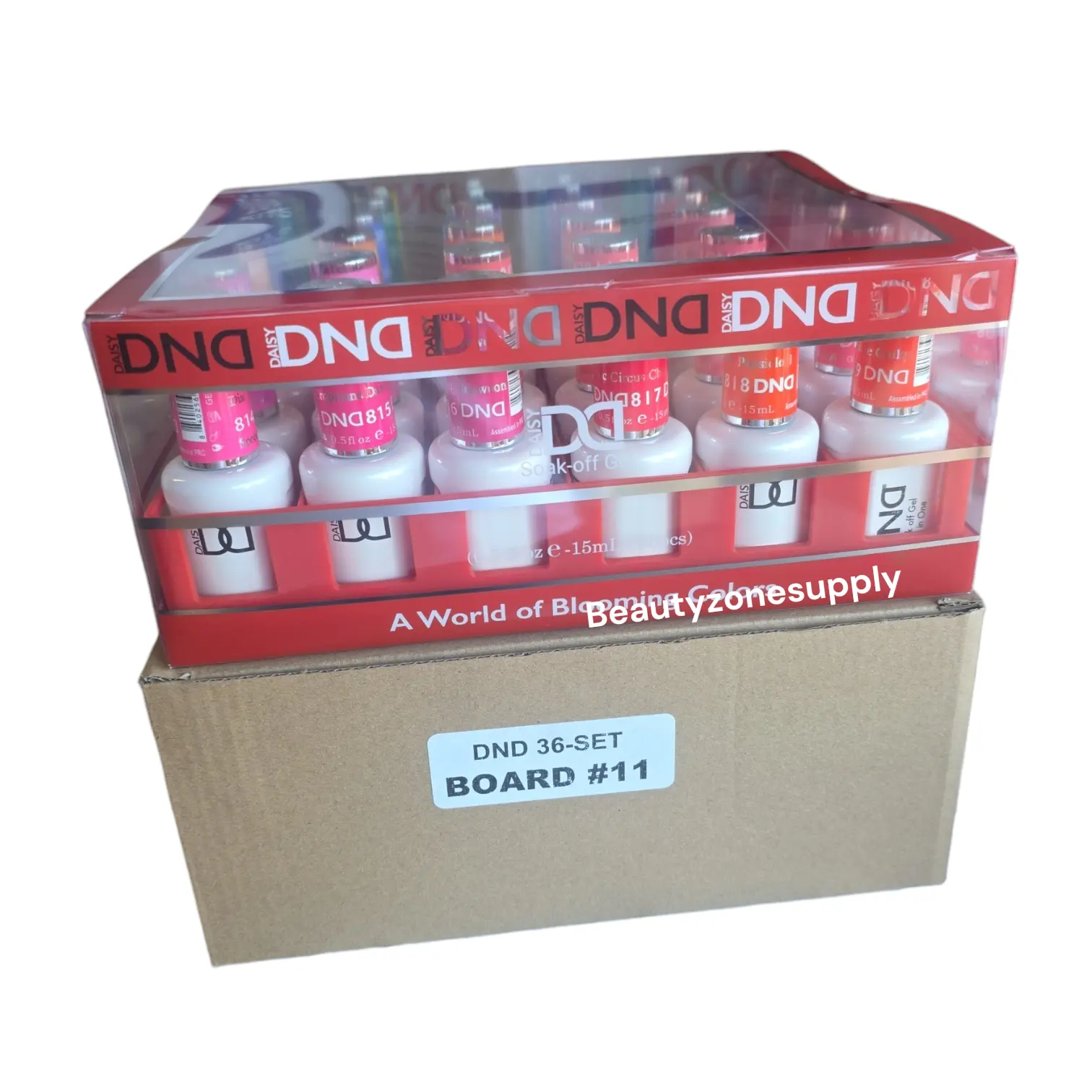 DND Gel Board Set 36 bottle with Swatches #11
