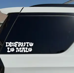 Disfruto Lo Malo Vinyl Sticker Quality Vinyl Stickers Available in Many Colors and Sizes - Car Stickers