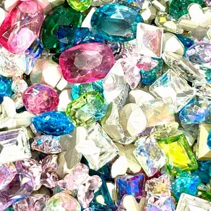 Work of Art High Quality K9 Glass Charms & Embellishments for DIY beads, phone cases, nails, jewelry and other DIY projects. Handmade Crafts