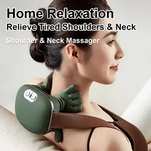 Electric Bionic Hand Shoulder Neck Massager with Heating Function, Adjustable Three Modes Adjustment, Deep Muscle Relaxation, Perfect Gift, Portable Neck Relaxer